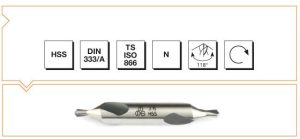 HSS DIN 333 / A Punta Matkabı - FORM A