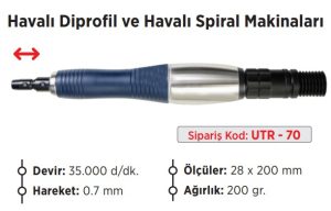 HAVALI DİPPROFİL VE HAVALI SPRİAL MAKİNELERİ